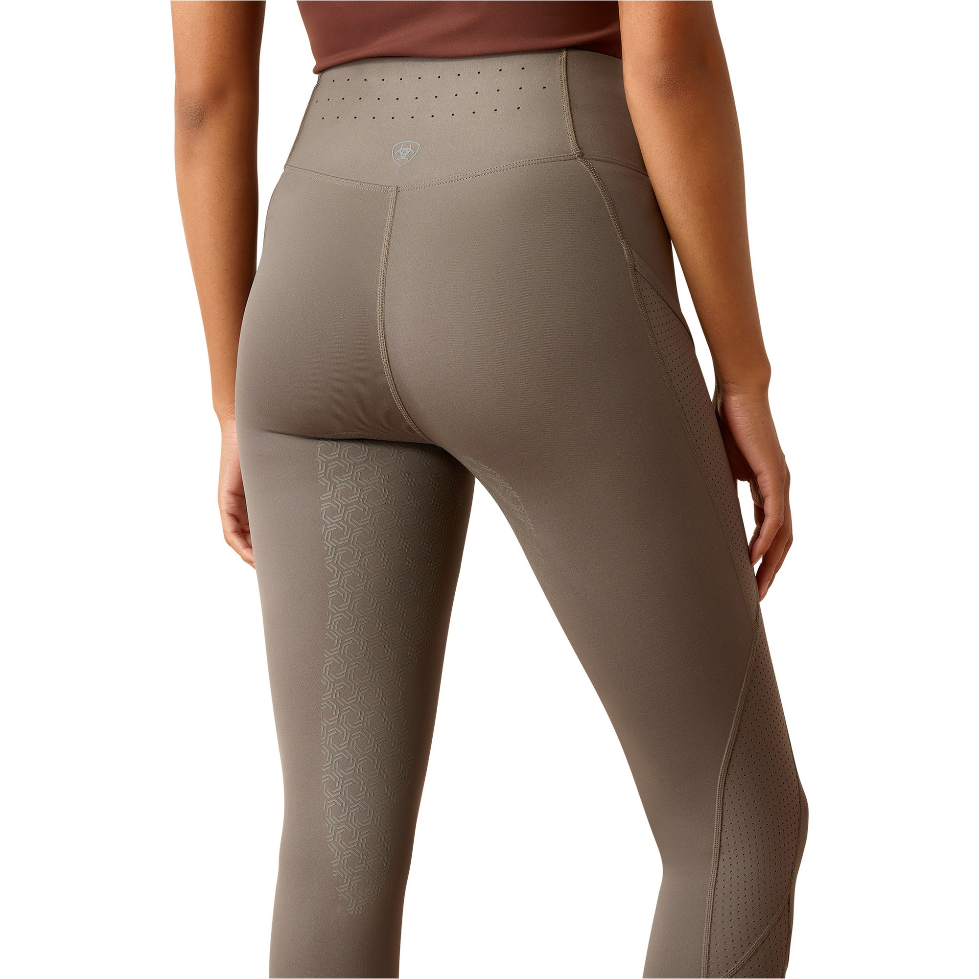 2025 Ariat Womens Breathe Eos Half Grip Tight 10054929 - Plum Grey